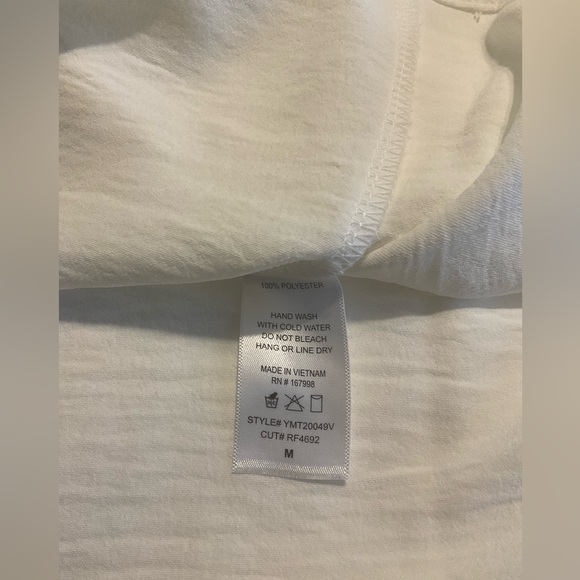 Perfect Peach - WOVEN AIRFLOW V-NECK DOLMAN TOP - Ivory - Picture 7 of 8